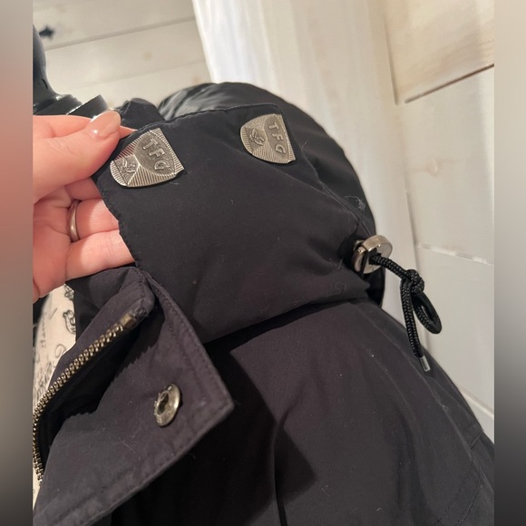 Triple F.A.T Goose vintage Men's Black Winter down-filled Jacket, size medium. - Picture 5 of 16